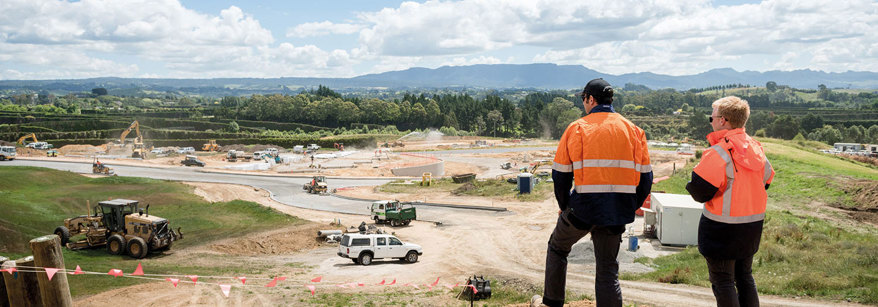 Earthworks site