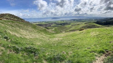 view over hills