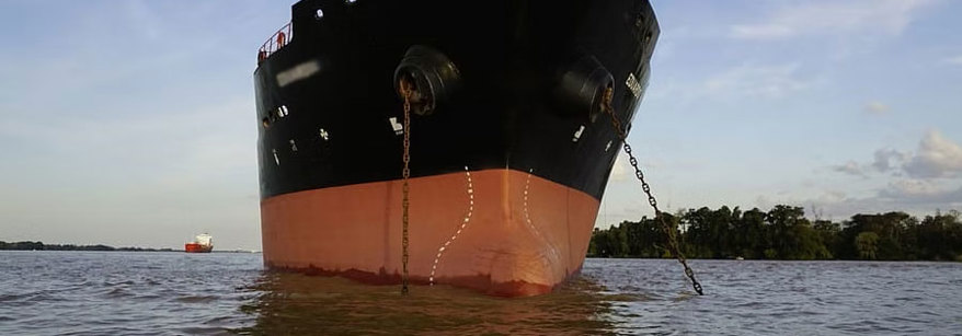 ship at anchor
